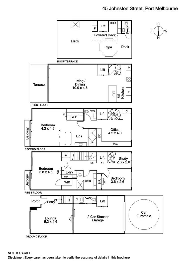 Floorplan of Homely house listing, 45 Johnston Street, Port Melbourne VIC 3207
