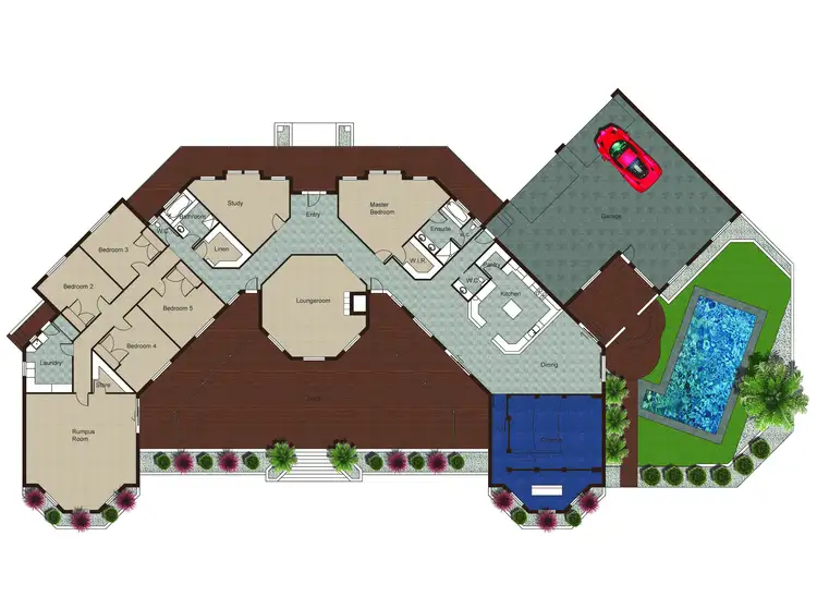 Floorplan of Homely house listing, 21 Highfield Drive, Longford VIC 3851