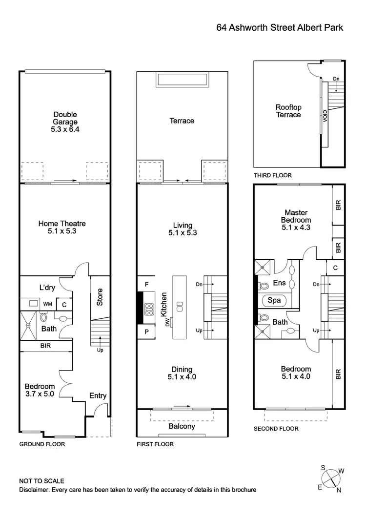 Floorplan of Homely house listing, 64 Ashworth Street, Albert Park VIC 3206