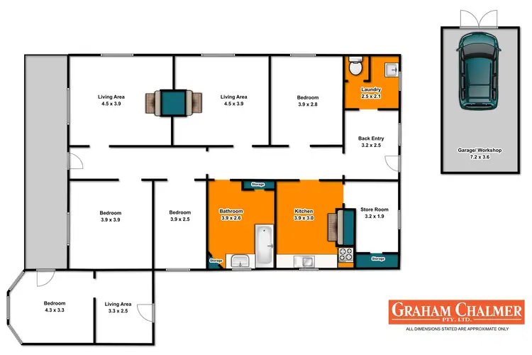 Floorplan of Homely house listing, 170 Macalister Street, Sale VIC 3850
