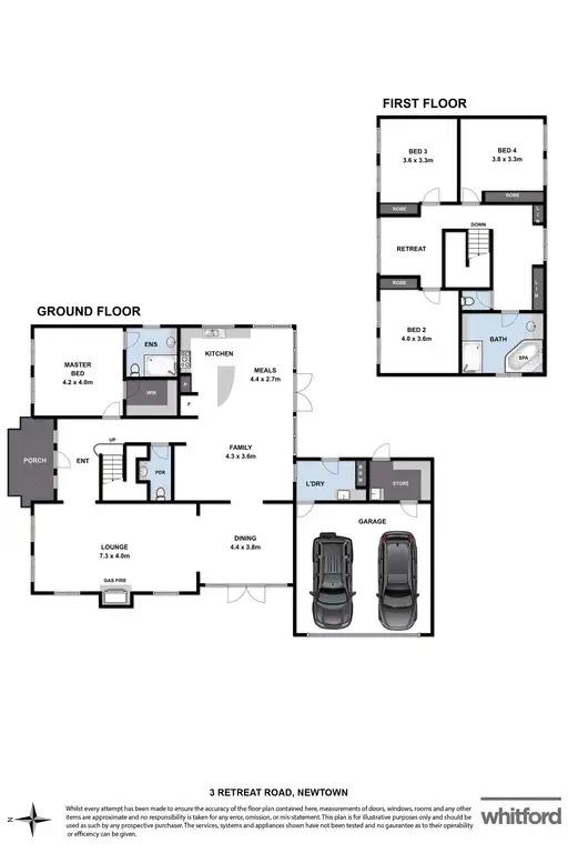 Floorplan of Homely house listing, 3 Retreat Road, Newtown VIC 3220