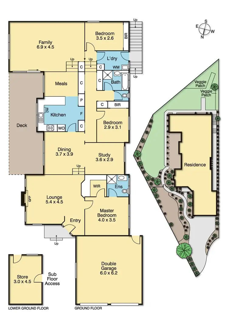 Floorplan of Homely house listing, 5 Yendon Close, Mitcham VIC 3132