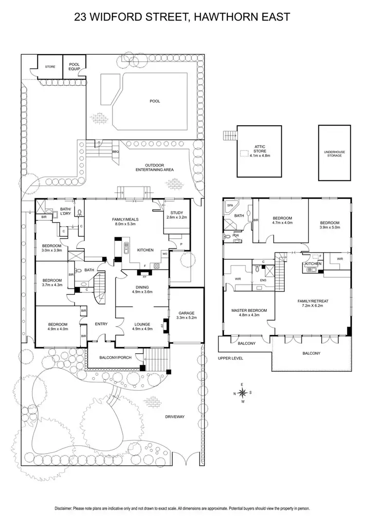 Floorplan of Homely house listing, 23 Widford Street, Hawthorn East VIC 3123