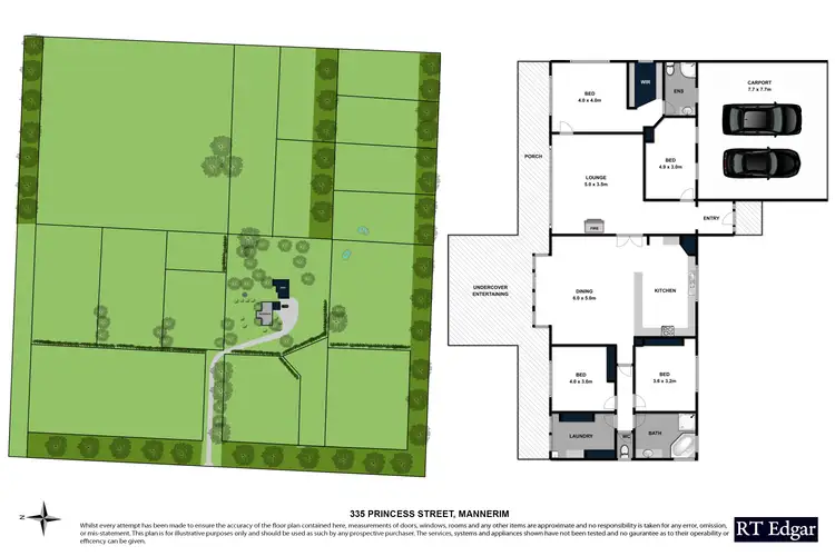 Floorplan of Homely house listing, 335 Princess Street, Drysdale VIC 3222