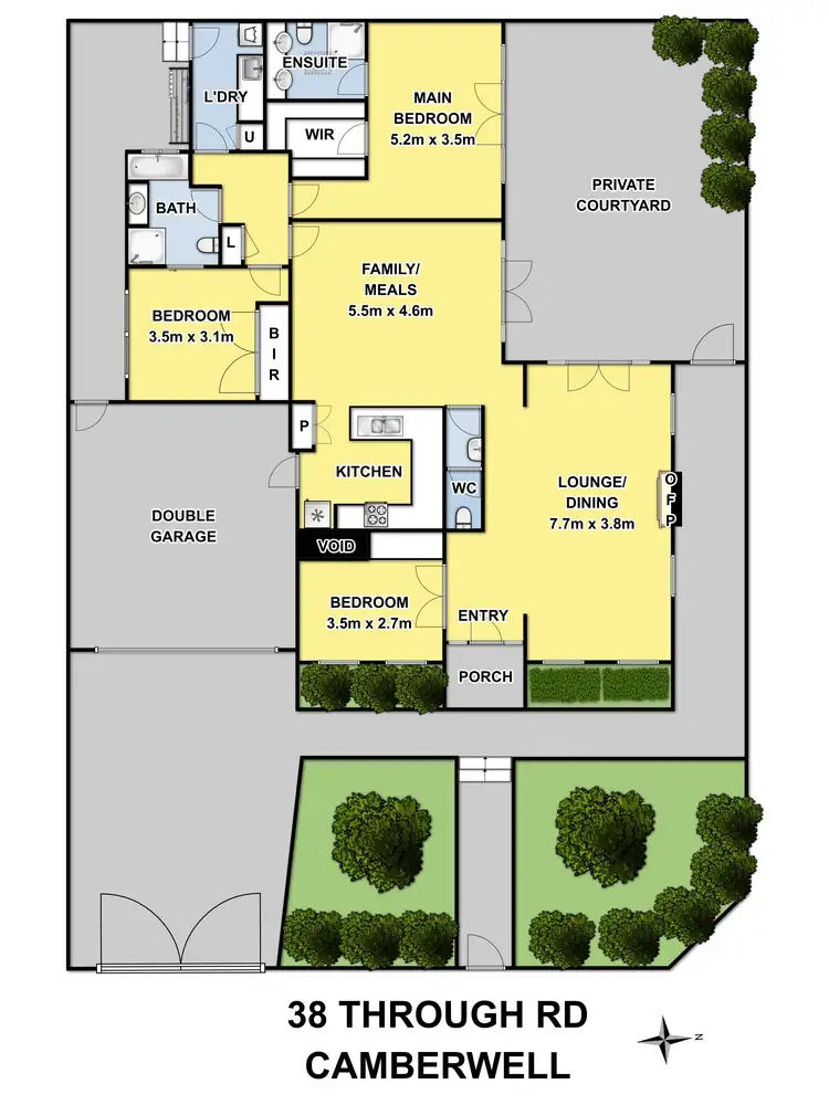 Floorplan of Homely unit listing, 38 Through Road, Camberwell VIC 3124