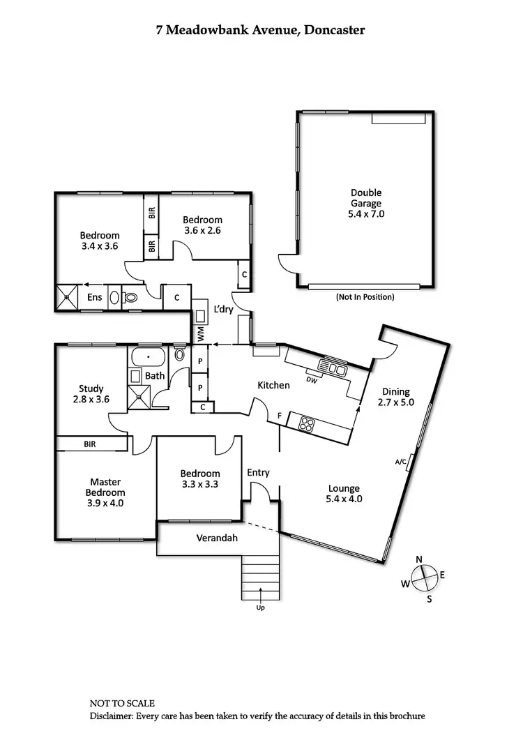 Floorplan of Homely house listing, 7 Meadowbank Avenue, Doncaster VIC 3108