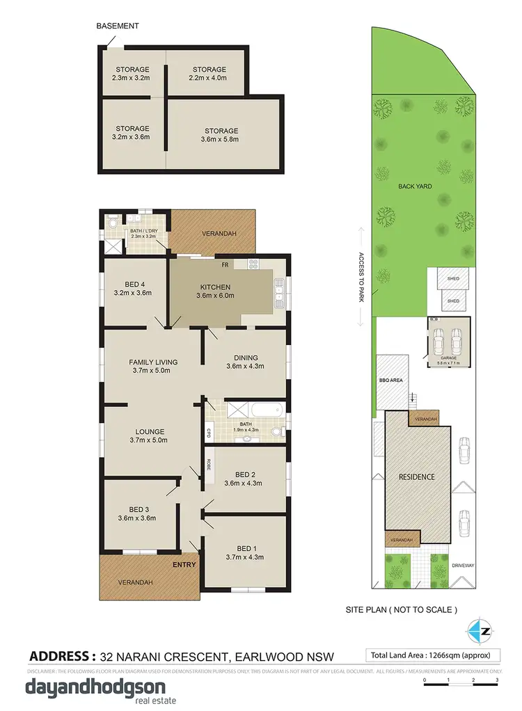 Floorplan of Homely house listing, 32 Narani Crescent, Earlwood NSW 2206