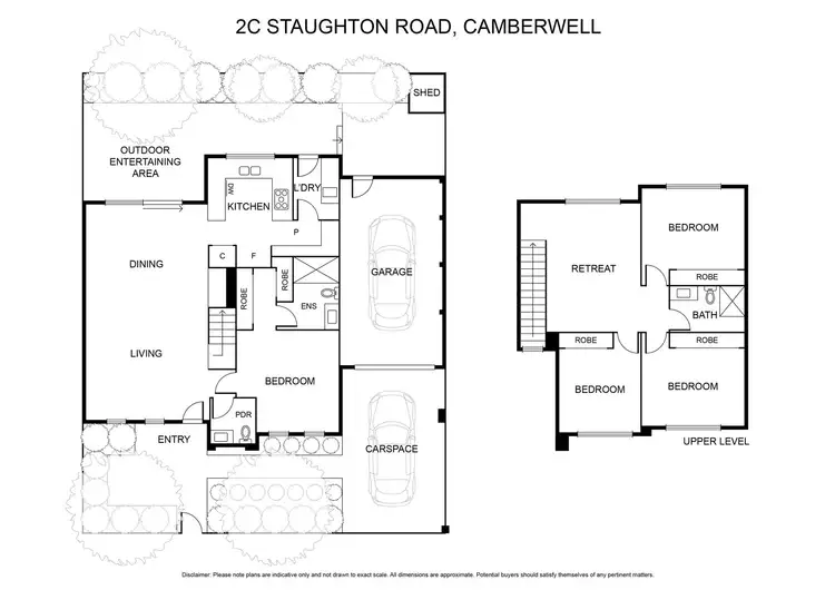Floorplan of Homely townhouse listing, 2c Staughton Road, Camberwell VIC 3124