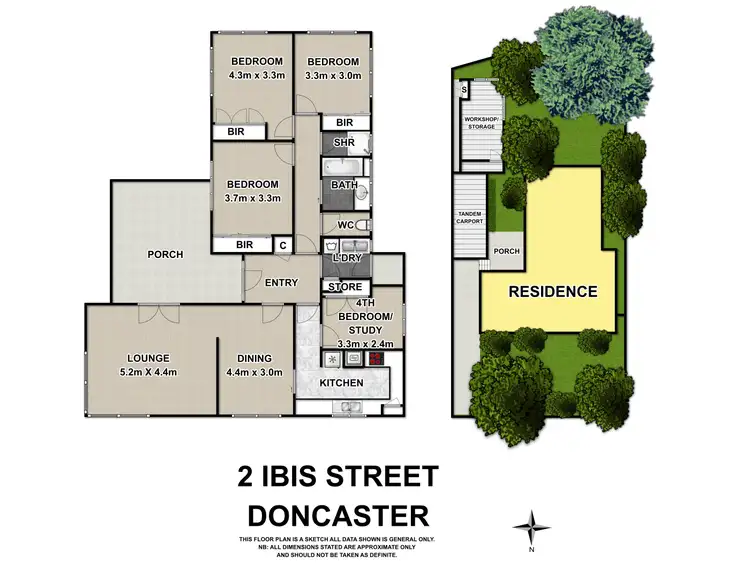 Floorplan of Homely house listing, 2 Ibis Street, Doncaster VIC 3108