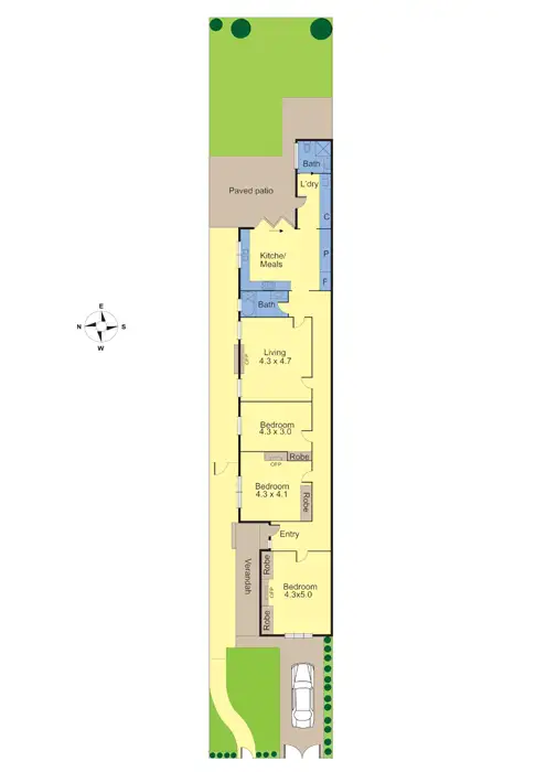 Floorplan of Homely house listing, 42 Denmark Street, Kew VIC 3101