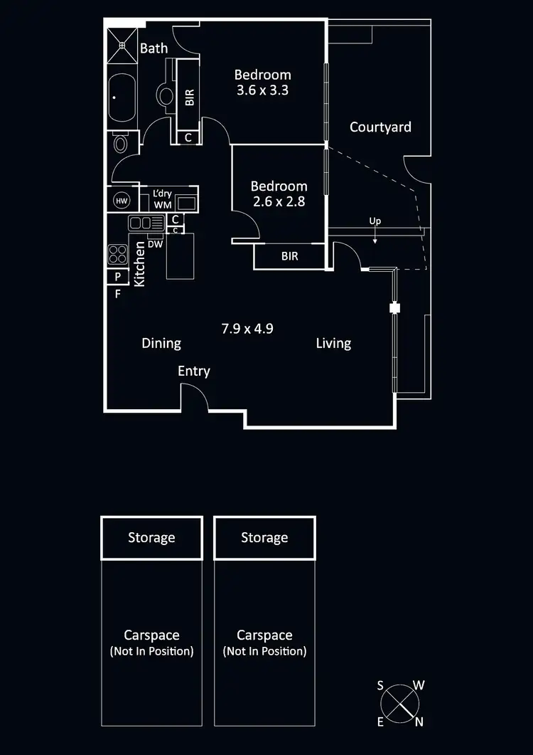 Floorplan of Homely apartment listing, 4/50 Johnston Street, Port Melbourne VIC 3207