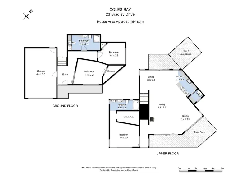 Floorplan of Homely house listing, 23 Bradley Drive, Coles Bay TAS 7215