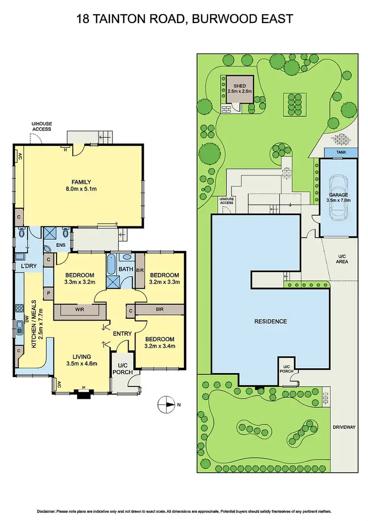Floorplan of Homely house listing, 18 Tainton Road, Burwood East VIC 3151