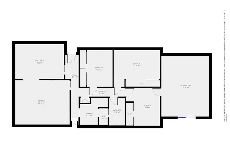 Floorplan of Homely rural property listing, 127 Freestone Creek Road, Briagolong VIC 3860