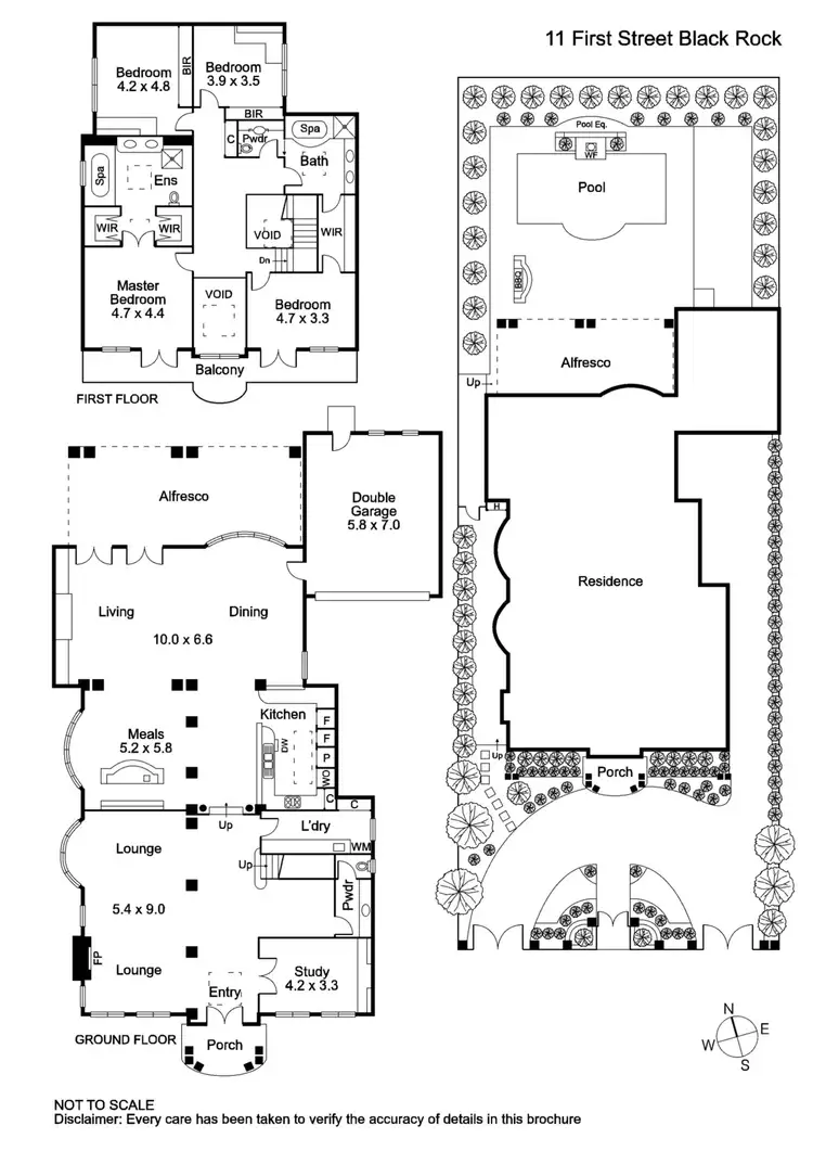 Floorplan of Homely house listing, 11 First Street, Black Rock VIC 3193