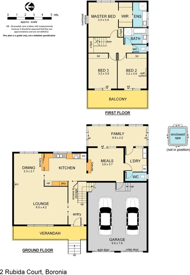 Floorplan of Homely house listing, 2 Rubida Court, Boronia VIC 3155