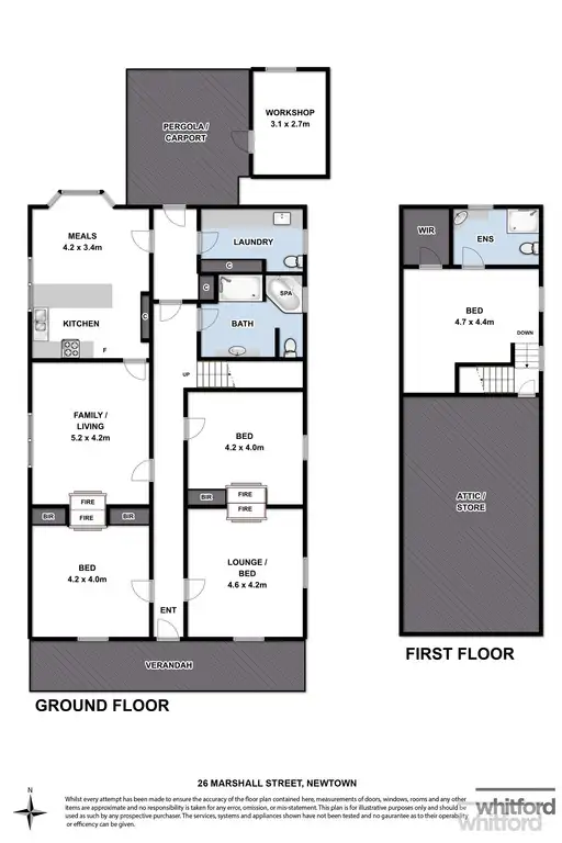 Floorplan of Homely house listing, 26 Marshall Street, Newtown VIC 3220