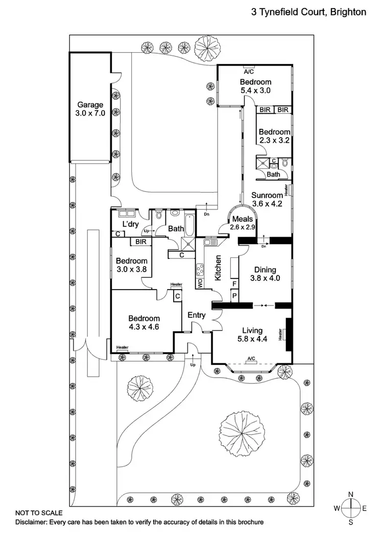 Floorplan of Homely house listing, 3 Tynefield Court, Brighton VIC 3186