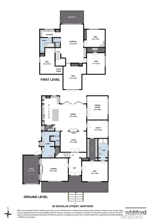 Floorplan of Homely house listing, 80 Nicholas Street, Newtown VIC 3220