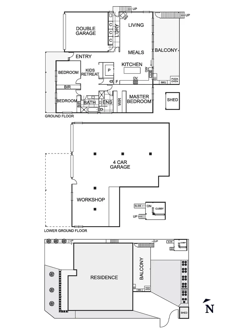 Floorplan of Homely house listing, 23 Chadwick Views, Doreen VIC 3754