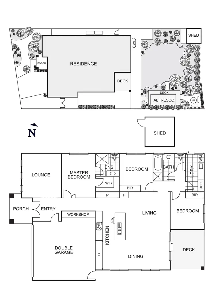 Floorplan of Homely house listing, 6 King Parrot Way, Whittlesea VIC 3757