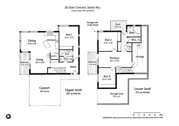 Floorplan of Homely house listing, 20 Date Court, Sandy Bay TAS 7005
