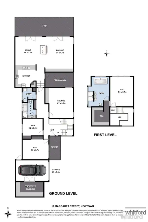 Floorplan of Homely house listing, 12 Margaret Street, Newtown VIC 3220