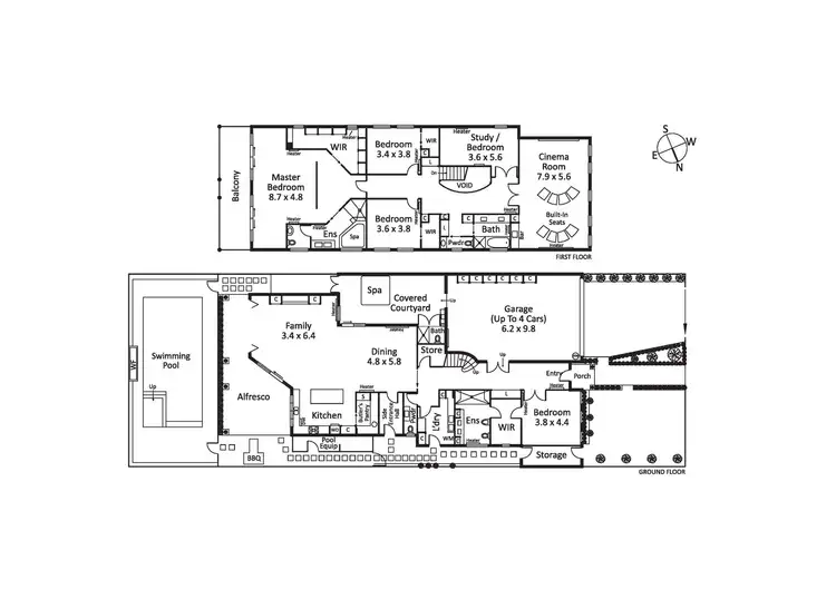Floorplan of Homely house listing, 14 Welwyn Avenue, Brighton East VIC 3187