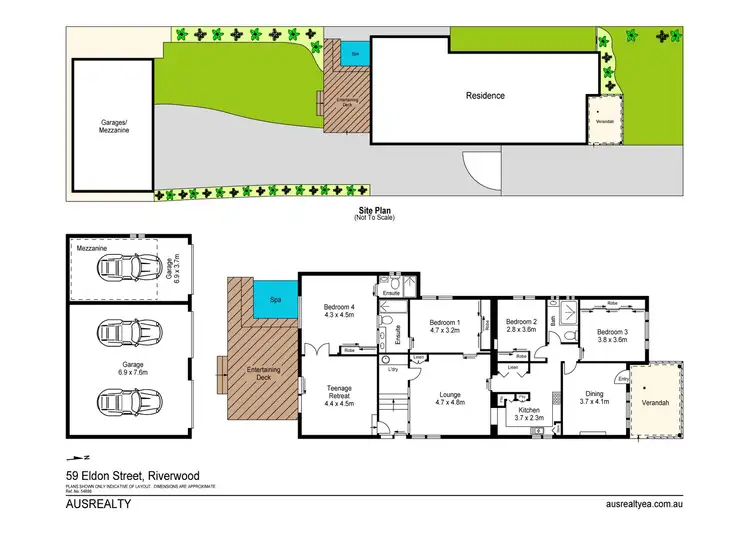 Floorplan of Homely house listing, 59 Eldon Street, Riverwood NSW 2210