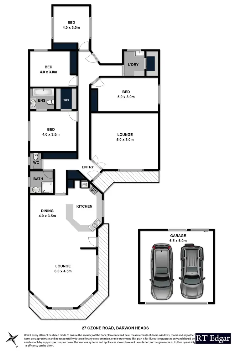 Floorplan of Homely house listing, 27 Ozone Road, Barwon Heads VIC 3227