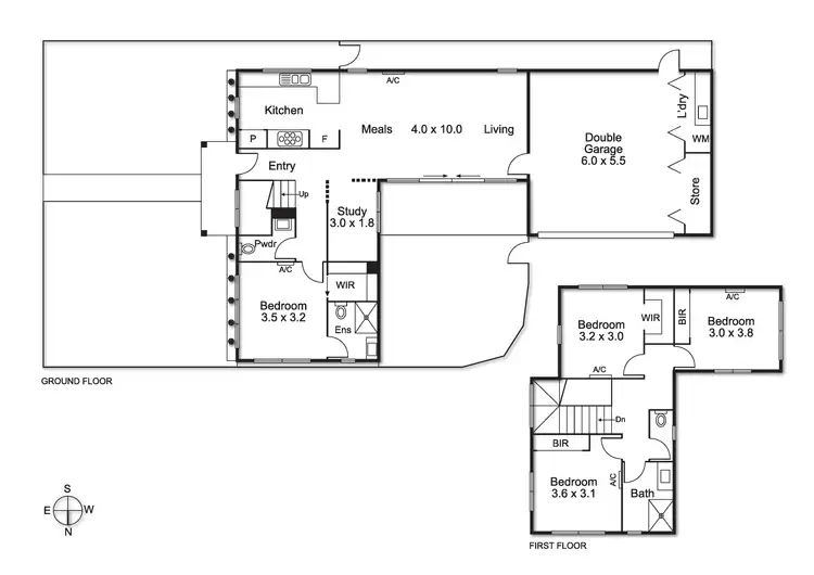Floorplan of Homely townhouse listing, 1/24 Highview Grove, Burwood East VIC 3151