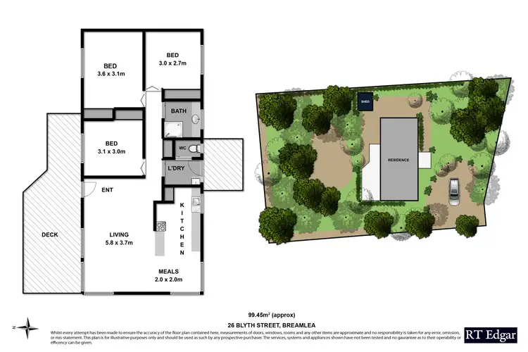 Floorplan of Homely house listing, 26 Blyth Street, Breamlea VIC 3227