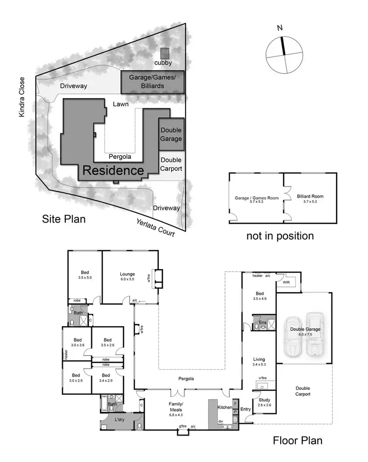 Floorplan of Homely house listing, 2 Kindra Close, Portsea VIC 3944