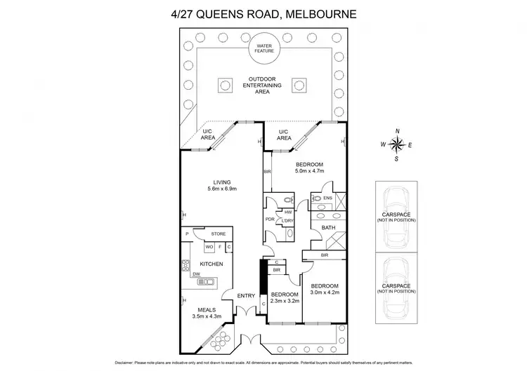 Floorplan of Homely apartment listing, 4/27 Queens Road, Melbourne VIC 3004