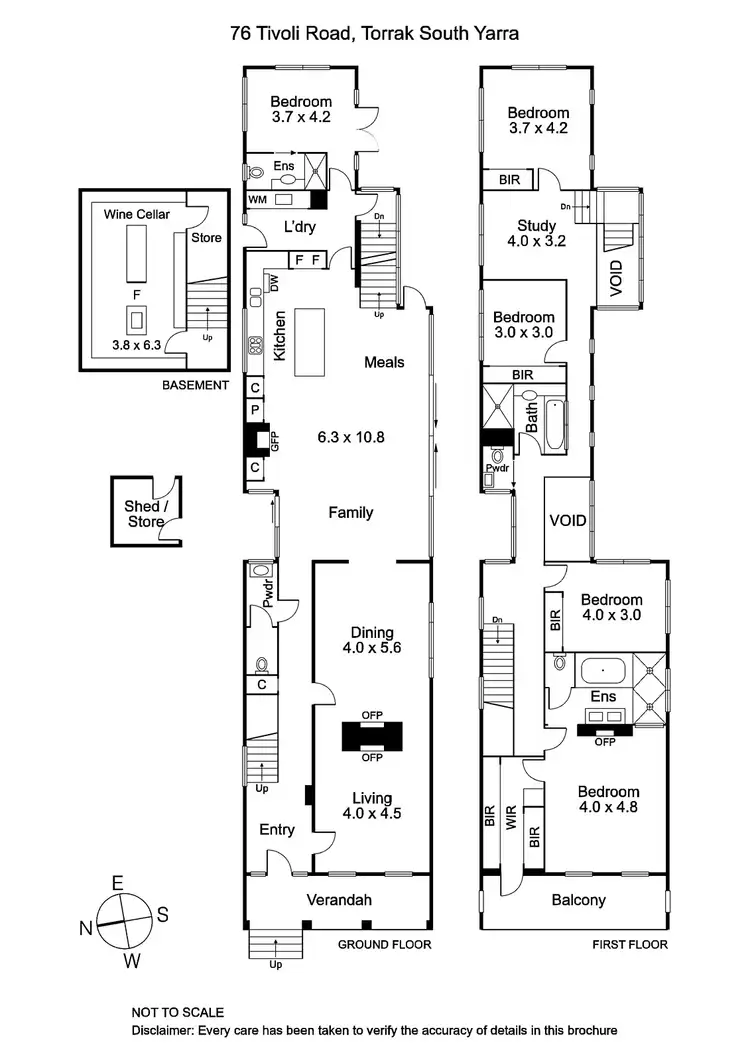Floorplan of Homely house listing, 76 Tivoli Road, South Yarra VIC 3141