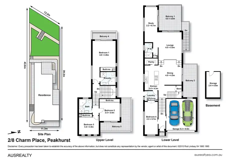 Floorplan of Homely house listing, 2/8 Charm Place, Peakhurst NSW 2210