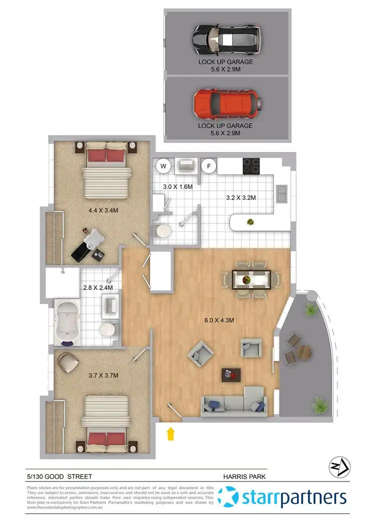 Floorplan of Homely apartment listing, 5/130 Good Street, Harris Park NSW 2150