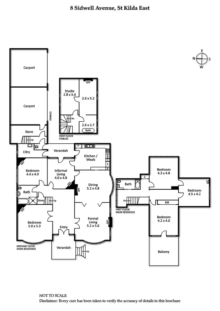 Floorplan of Homely house listing, 8 Sidwell Avenue, St Kilda East VIC 3183