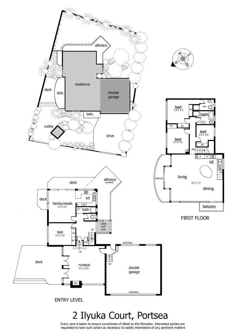 Floorplan of Homely house listing, 2 Ilyuka Court, Portsea VIC 3944