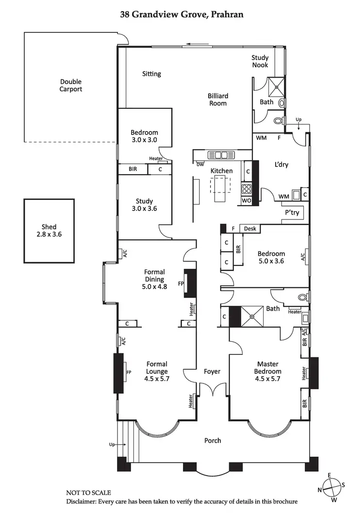 Floorplan of Homely house listing, 38 Grandview Grove, Prahran VIC 3181