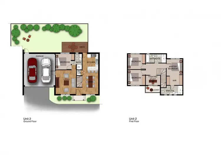 Floorplan of Homely townhouse listing, 2/5-7 Hansen Street, Mount Waverley VIC 3149