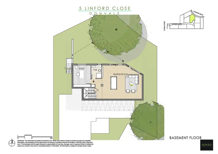 Floorplan of Homely house listing, 5 Linford Close, Donvale VIC 3111