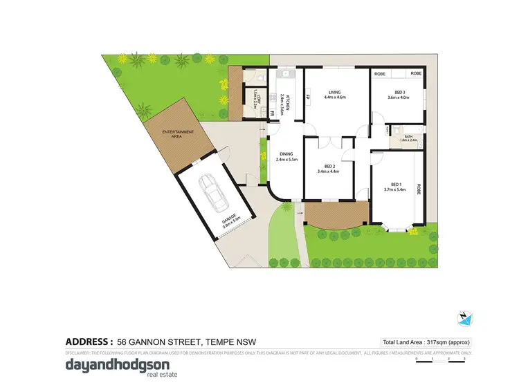 Floorplan of Homely house listing, 56 Gannon Street, Tempe NSW 2044