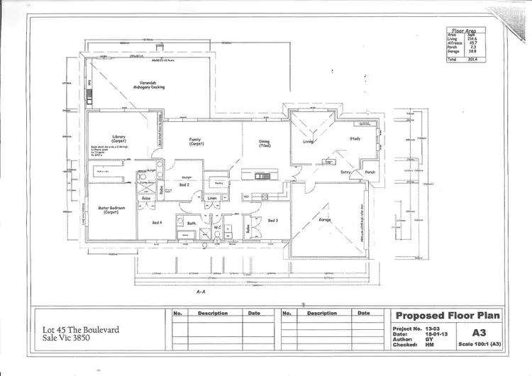 Floorplan of Homely house listing, 39 The Boulevard, Sale VIC 3850