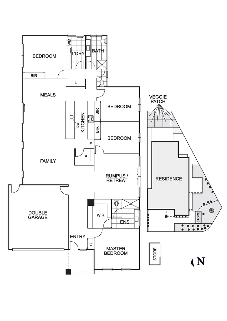 Floorplan of Homely house listing, 2 Jordan Court, Doreen VIC 3754