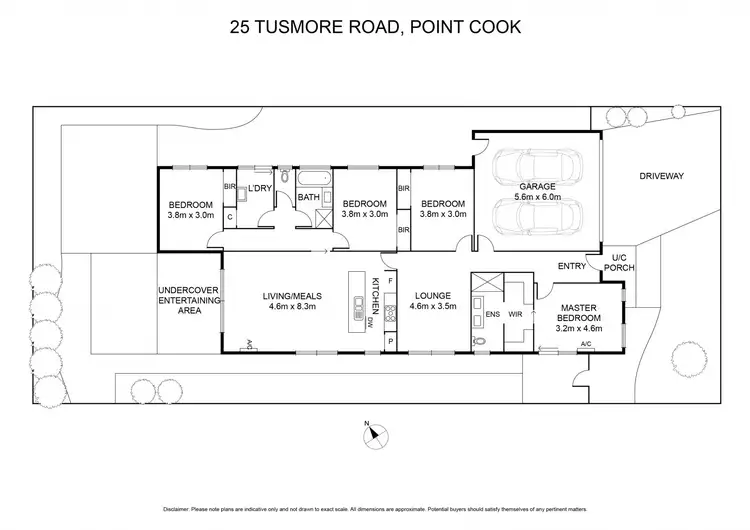 Floorplan of Homely house listing, 25 Tusmore Road, Point Cook VIC 3030