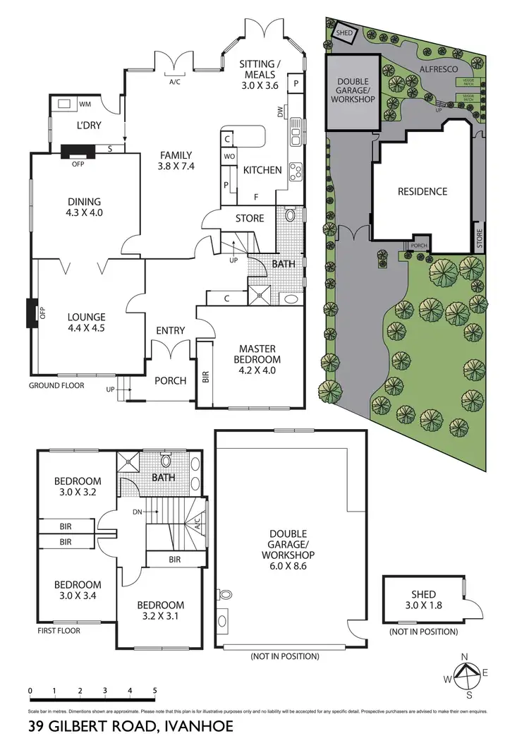 Floorplan of Homely house listing, 39 Gilbert Road, Ivanhoe VIC 3079