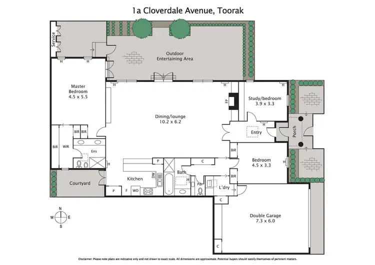 Floorplan of Homely house listing, 1A Cloverdale Avenue, Toorak VIC 3142