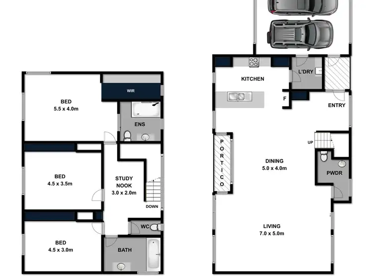 Floorplan of Homely unit listing, 2/15 Beaver Street, Ocean Grove VIC 3226