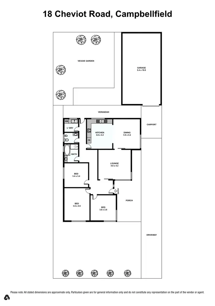 Floorplan of Homely house listing, 18 Cheviot Road, Campbellfield VIC 3061